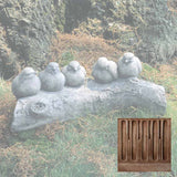 Campania Birds on a Log Garden Statue - A-203