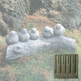 Campania Birds on a Log Garden Statue - A-203