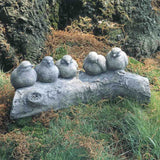 Campania Birds on a Log Garden Statue - A-203