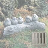 Campania Birds on a Log Garden Statue - A-203