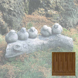 Campania Birds on a Log Garden Statue - A-203