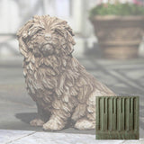 Campania Fluffy Dog Garden Statue - A-226
