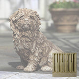 Campania Fluffy Dog Garden Statue - A-226