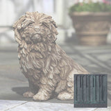 Campania Fluffy Dog Garden Statue - A-226