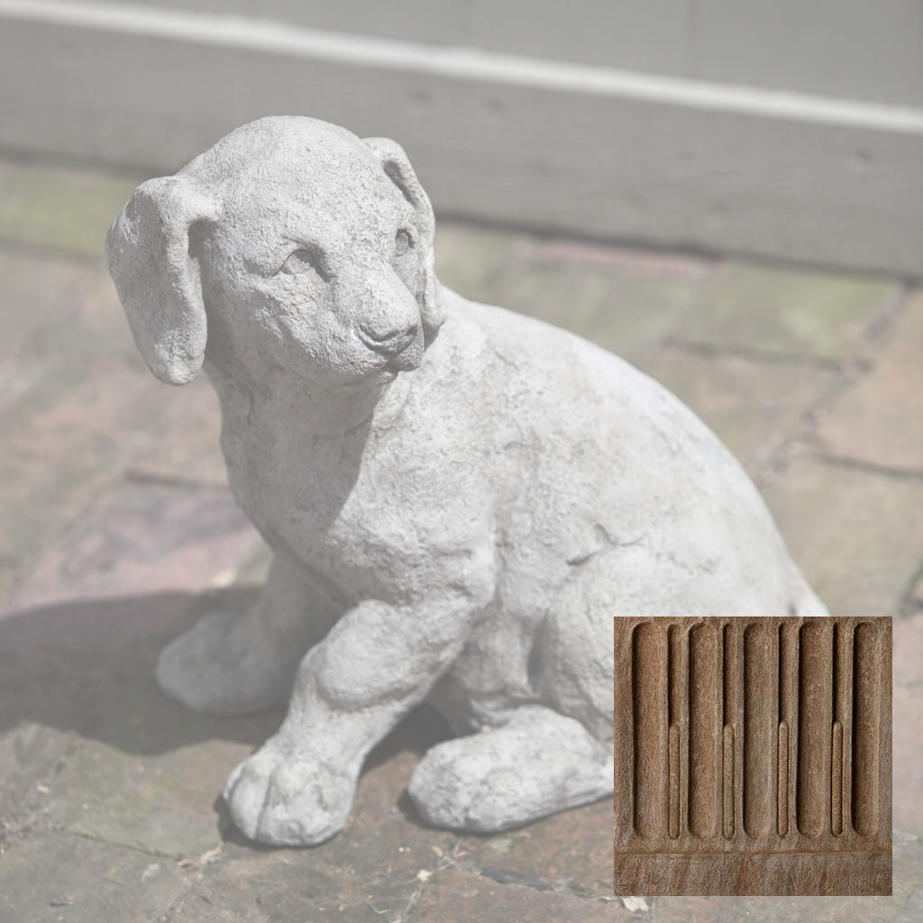 Campania Lab Pup Garden Statue - A-244