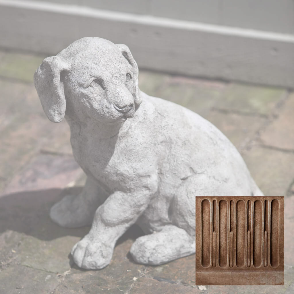 Campania Lab Pup Garden Statue - A-244