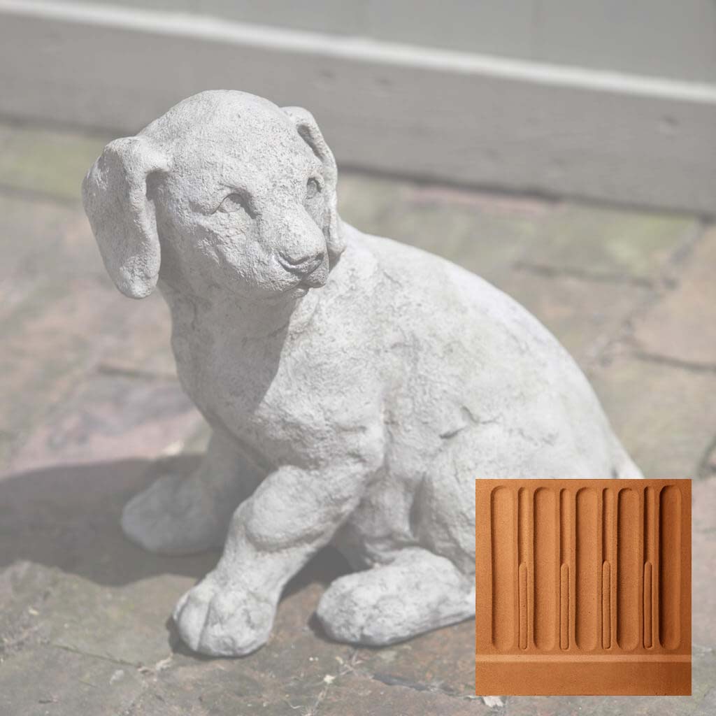 Campania Lab Pup Garden Statue - A-244