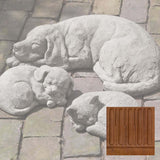 Campania Curled Dog, Small Garden Statue - A-255