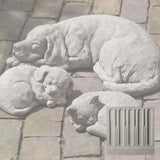 Campania Reclining Dog Garden Statue - A-254