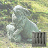 Campania Rabbit on a Rock Garden Statue - A-259
