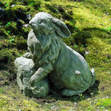 Campania Rabbit on a Rock Garden Statue - A-259