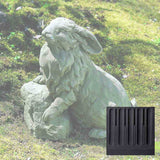 Campania Rabbit on a Rock Garden Statue - A-259