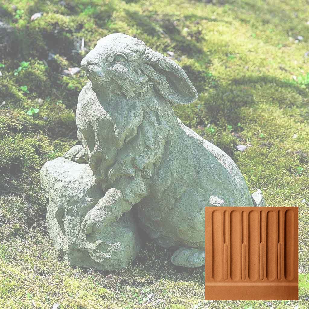 Campania Rabbit on a Rock Garden Statue - A-259