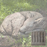 Campania Sleeping Fawn Garden Statue - A-273