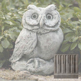 Campania Merrie Little Owl Garden Statue - A-285