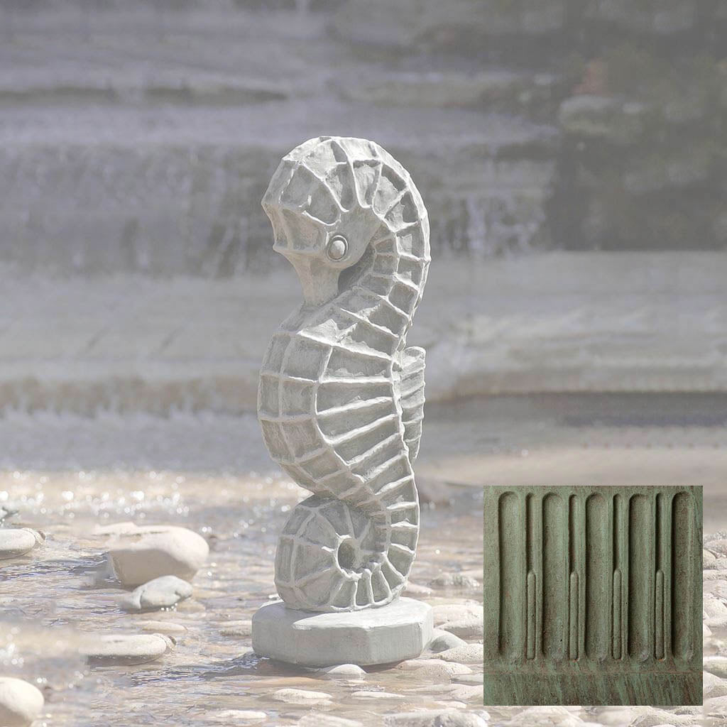 Campania Seahorse Garden Statue - A-300