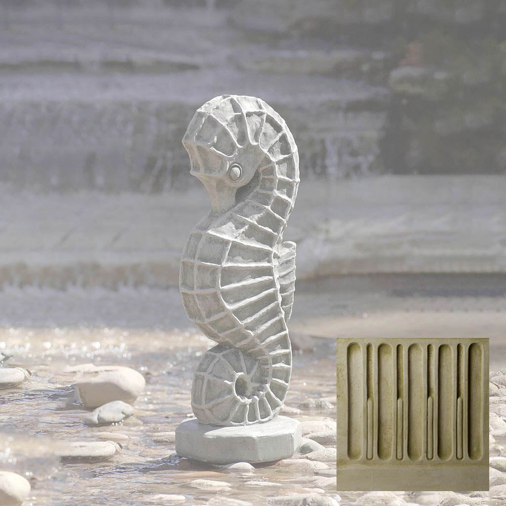 Campania Seahorse Garden Statue - A-300