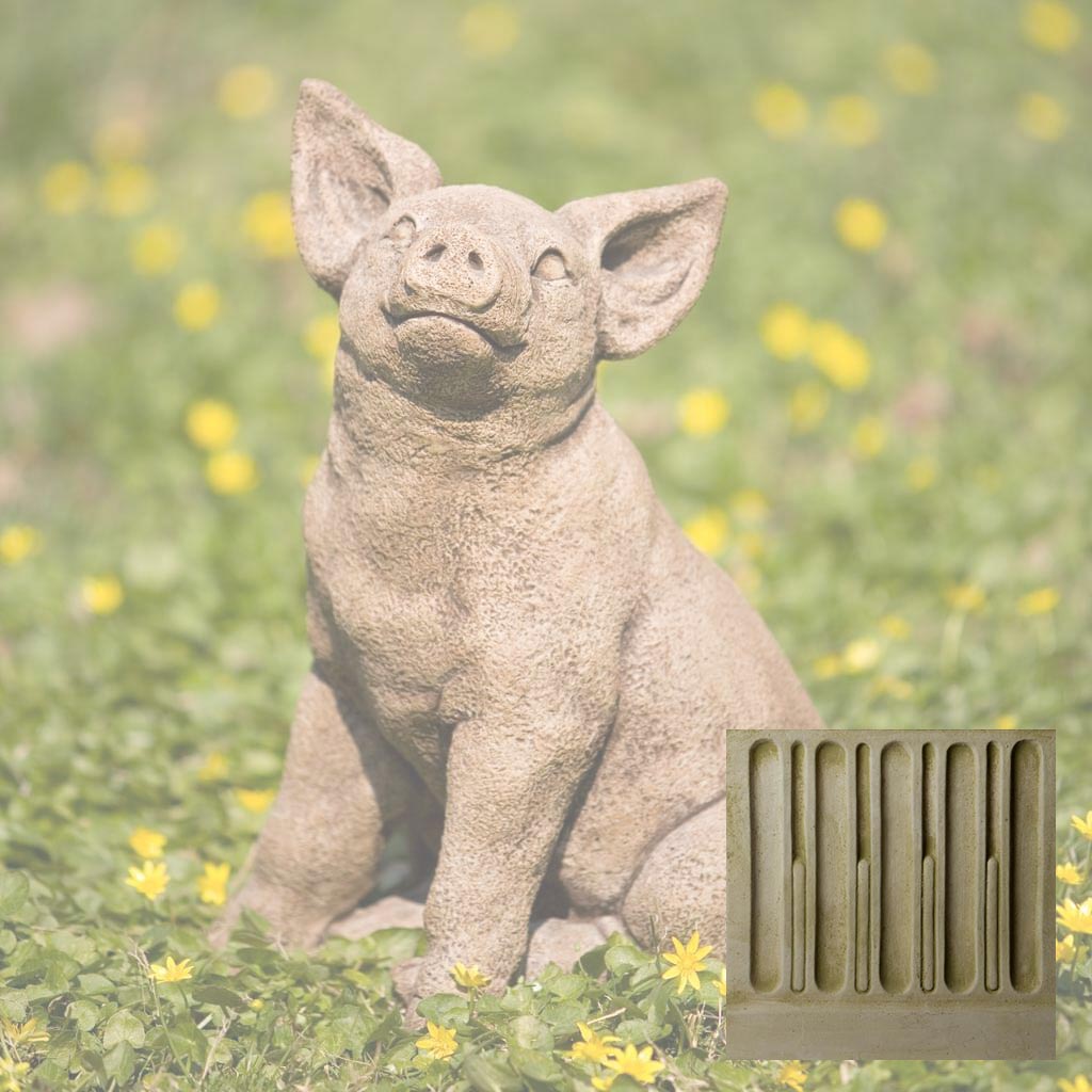 Campania Perky Pig Garden Statue - A-319