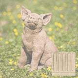 Campania Perky Pig Garden Statue - A-319