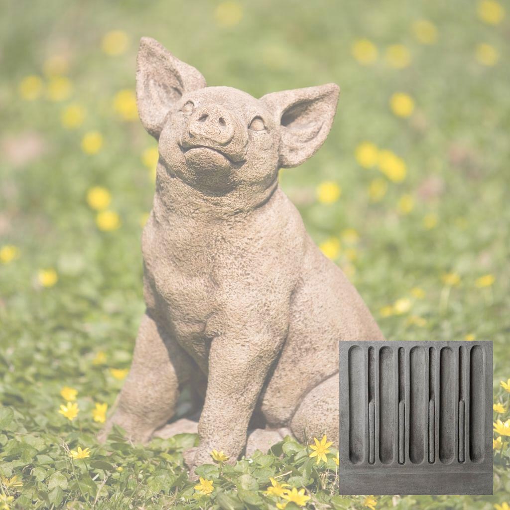 Campania Perky Pig Garden Statue - A-319