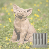 Campania Perky Pig Garden Statue - A-319