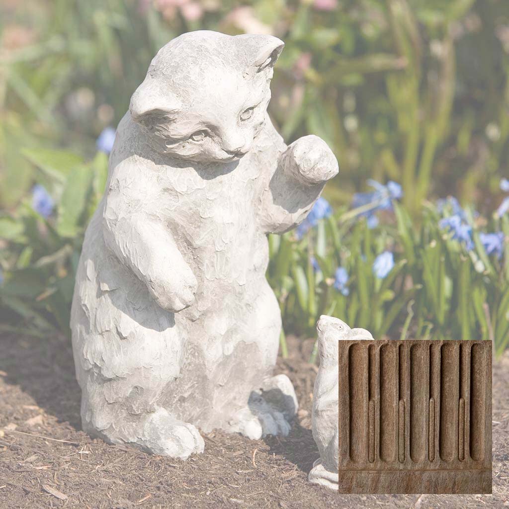 Campania Playful Kitten Garden Statue - A-330