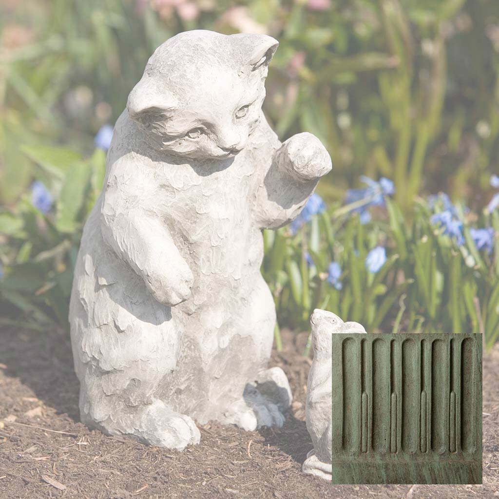 Campania Playful Kitten Garden Statue - A-330