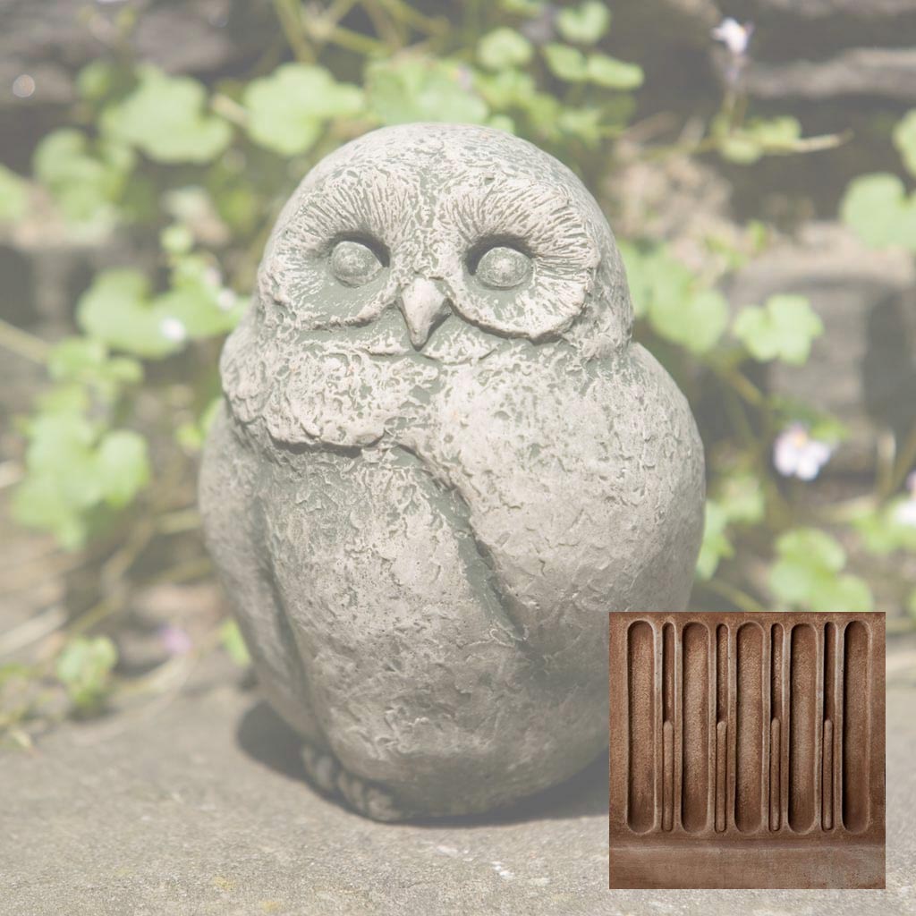 Campania Baby Barn Owl Garden Statue - A-346