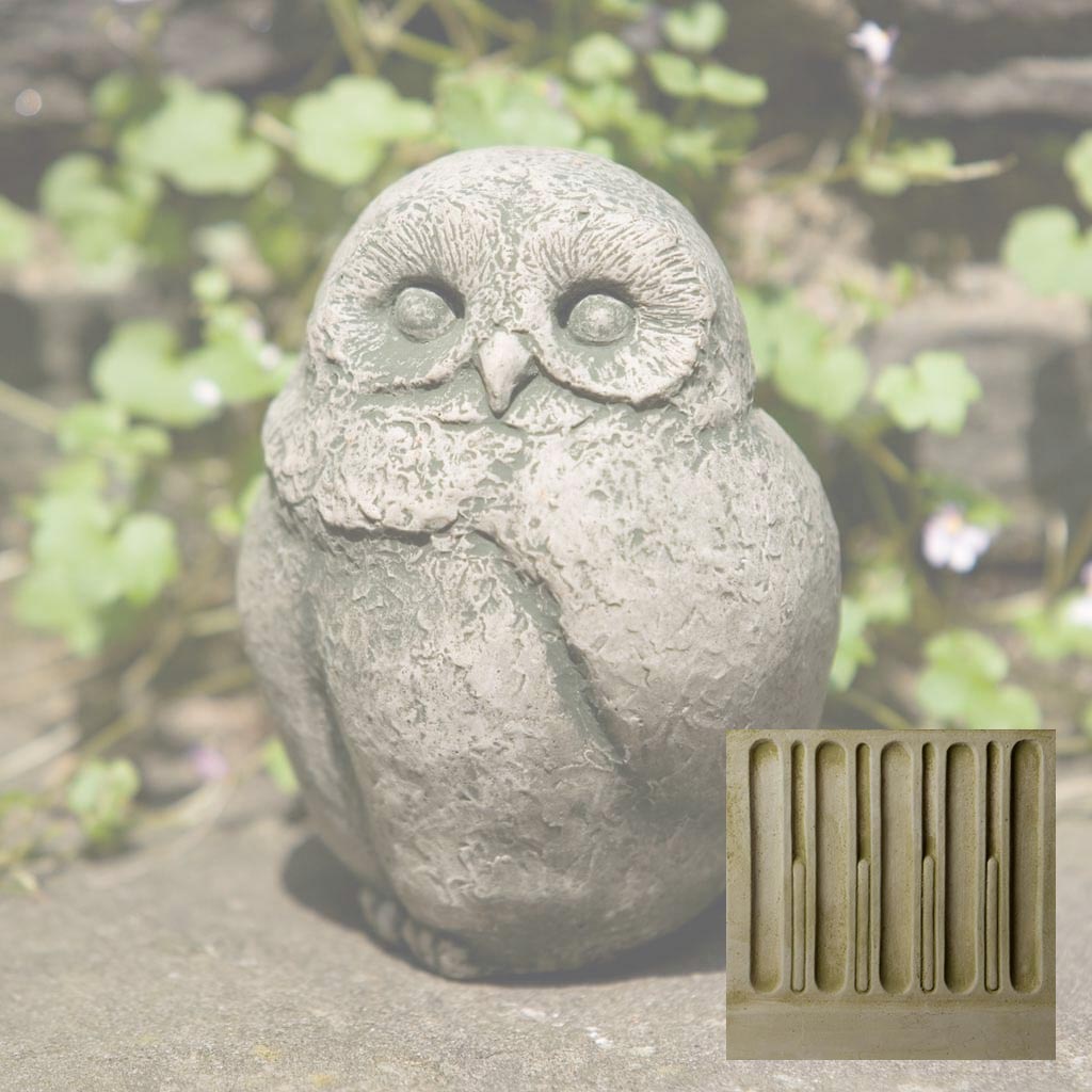 Campania Baby Barn Owl Garden Statue - A-346