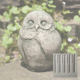 Campania Baby Barn Owl Garden Statue - A-346