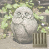 Campania Baby Barn Owl Garden Statue - A-346
