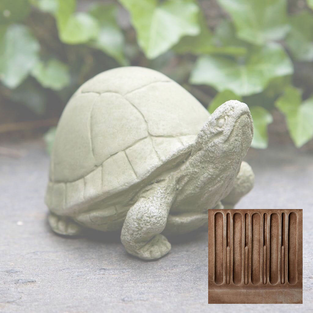 Campania Box Turtle Garden Statue - A-348