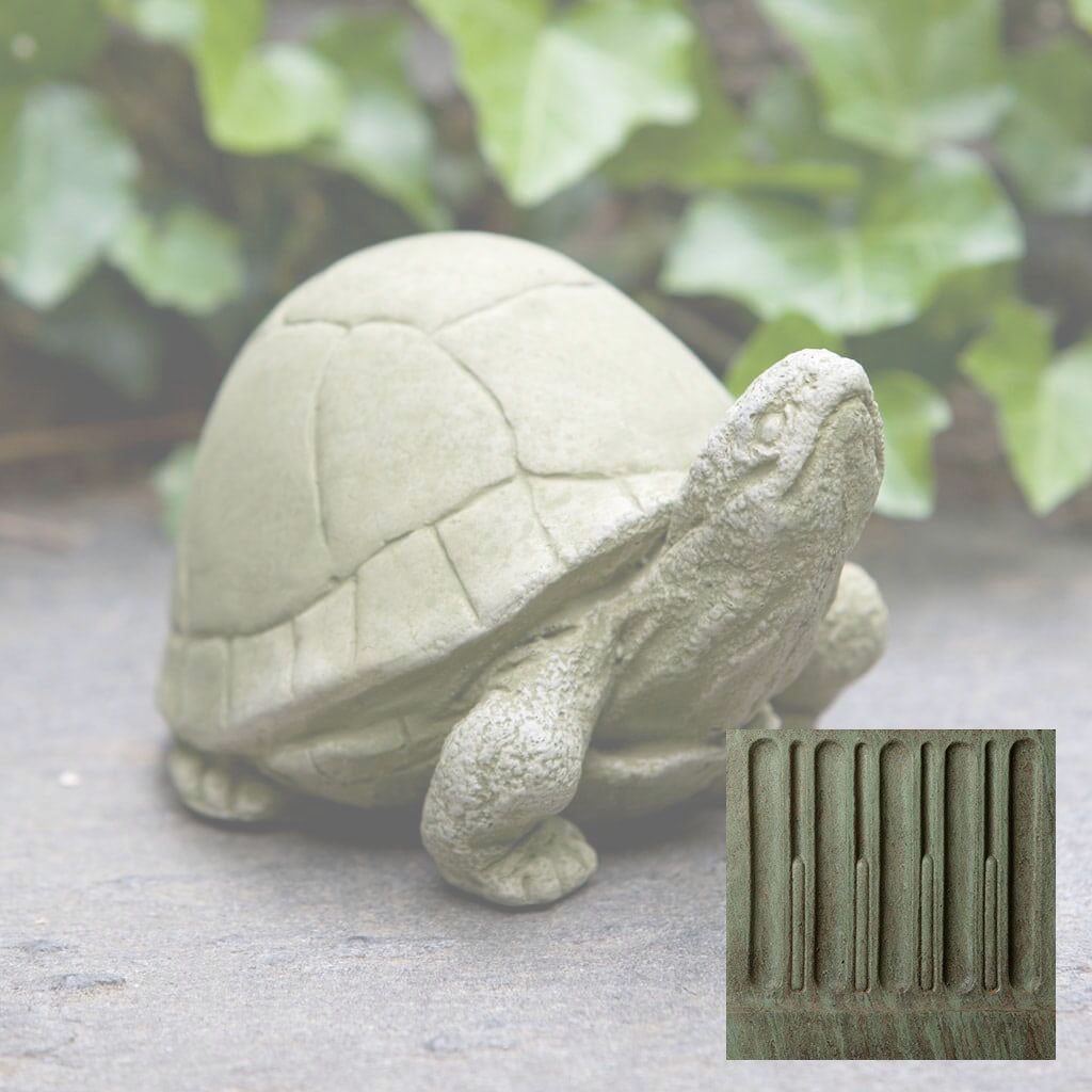 Campania Box Turtle Garden Statue - A-348