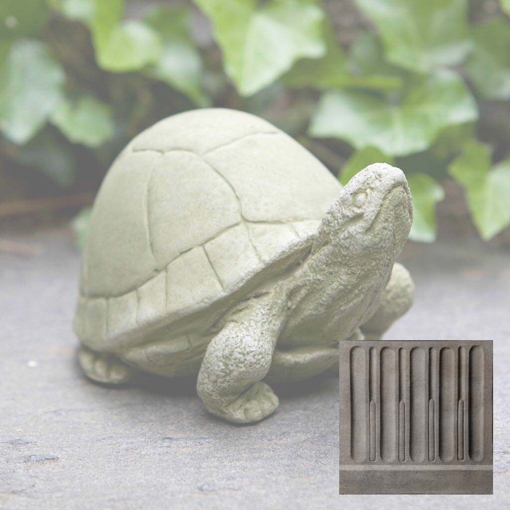 Campania Box Turtle Garden Statue - A-348