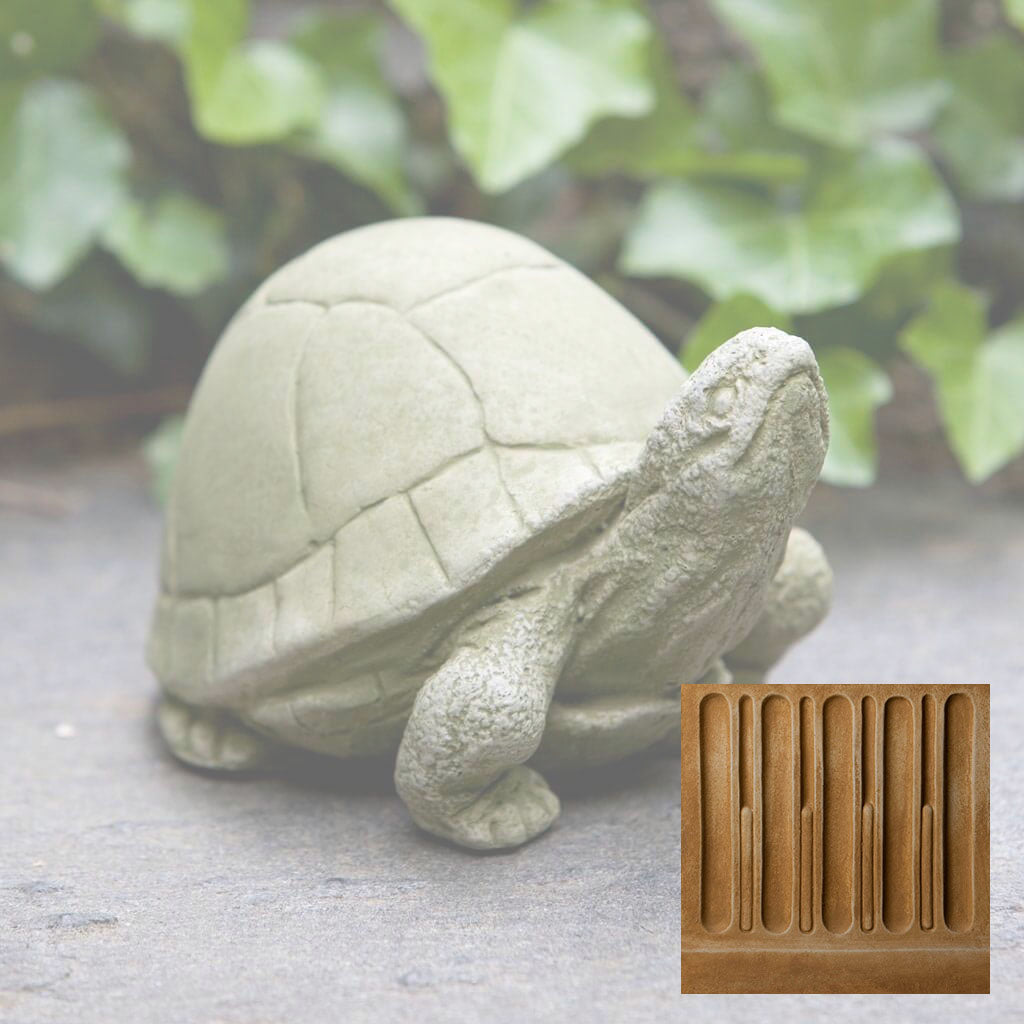 Campania Box Turtle Garden Statue - A-348