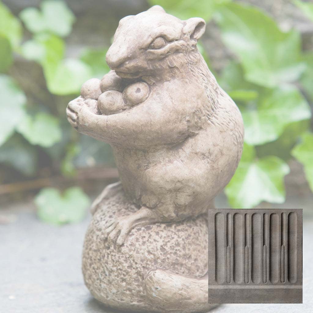 Campania Autumn Chipmunk Garden Statue - A-350