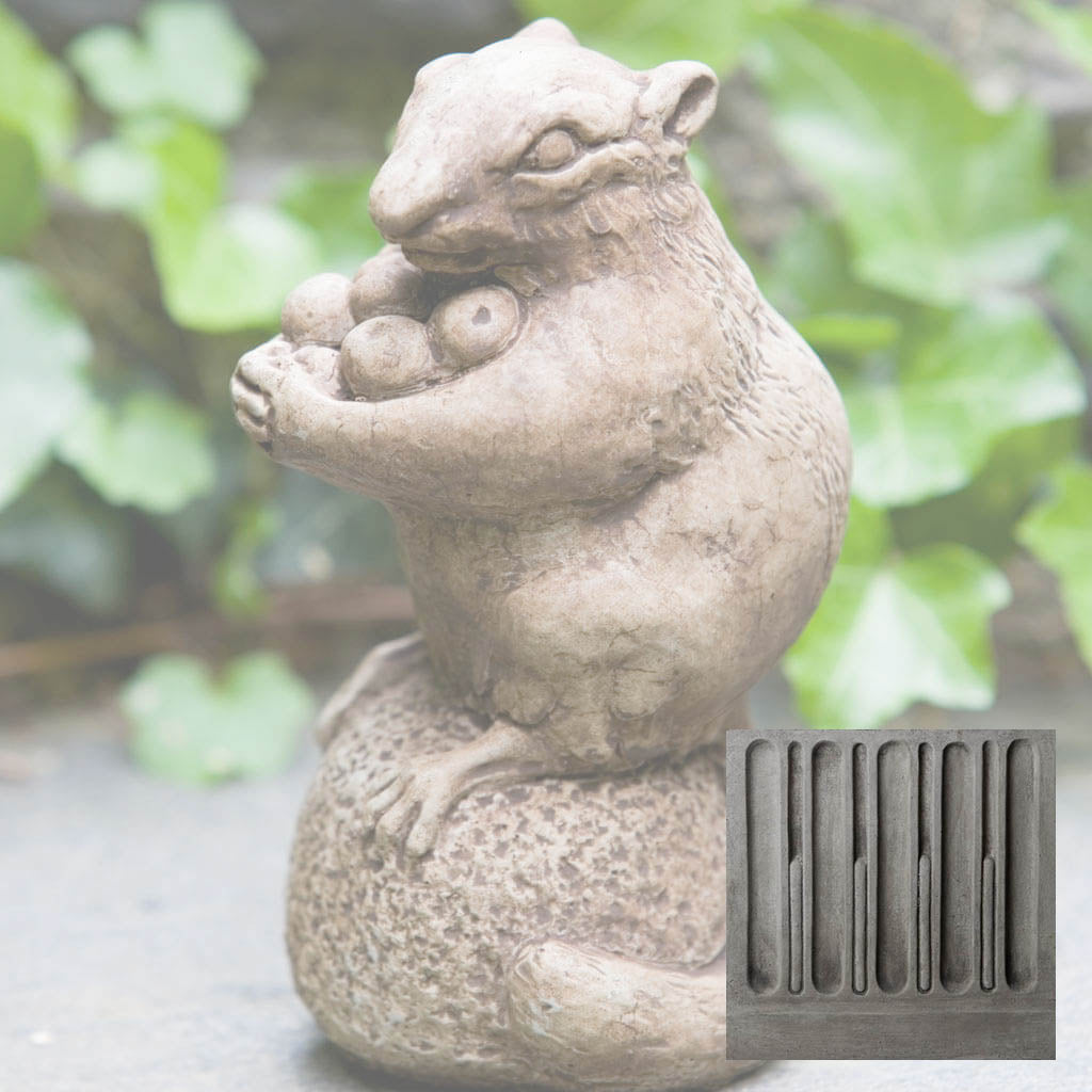 Campania Autumn Chipmunk Garden Statue - A-350