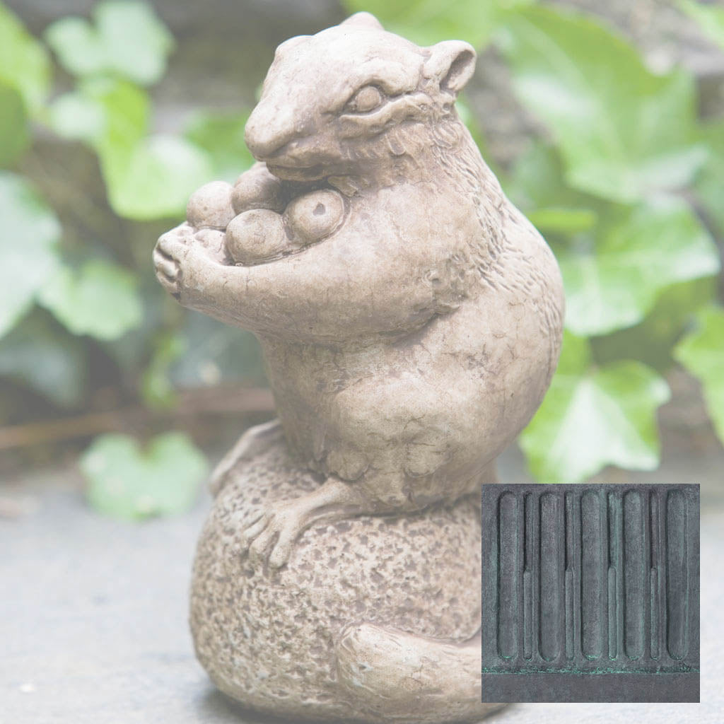 Campania Autumn Chipmunk Garden Statue - A-350
