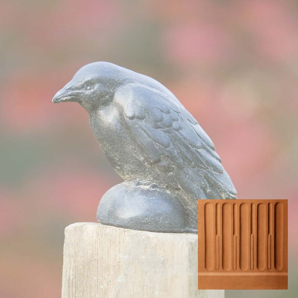 Campania Raven Garden Statue - A-360