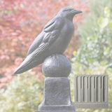 Campania Raven Garden Statue - A-360