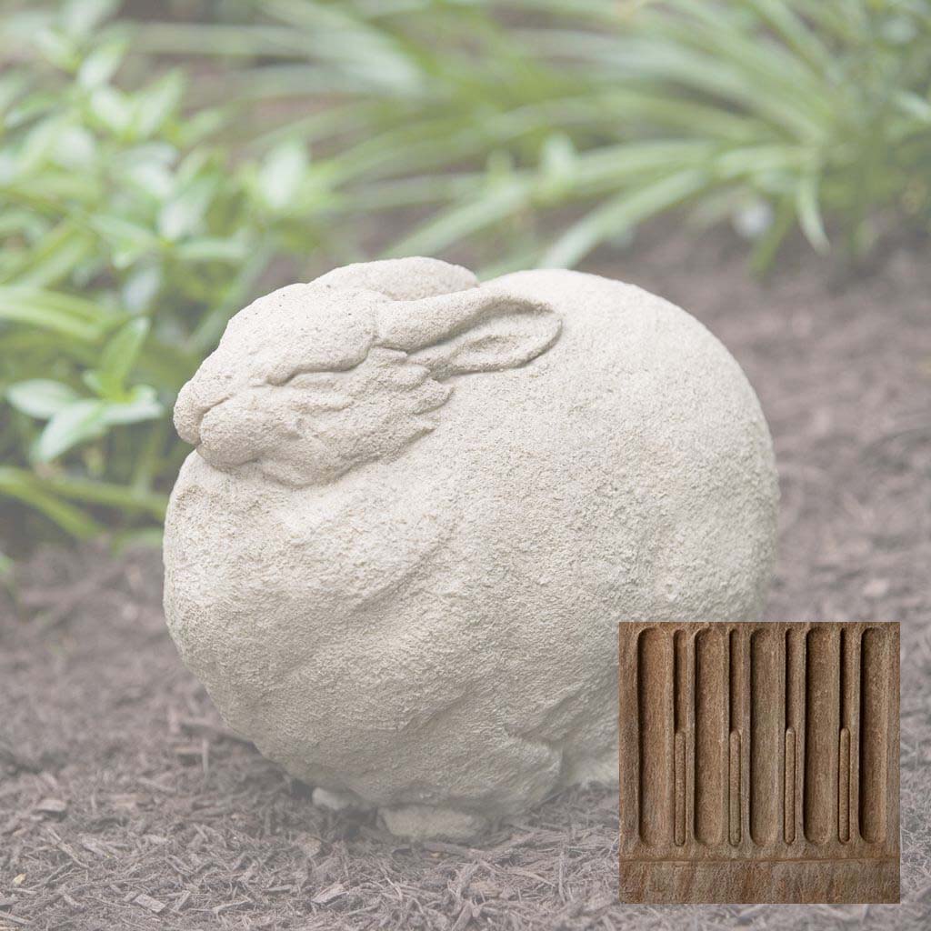 Campania Fat Rabbit Garden Statue - A-364