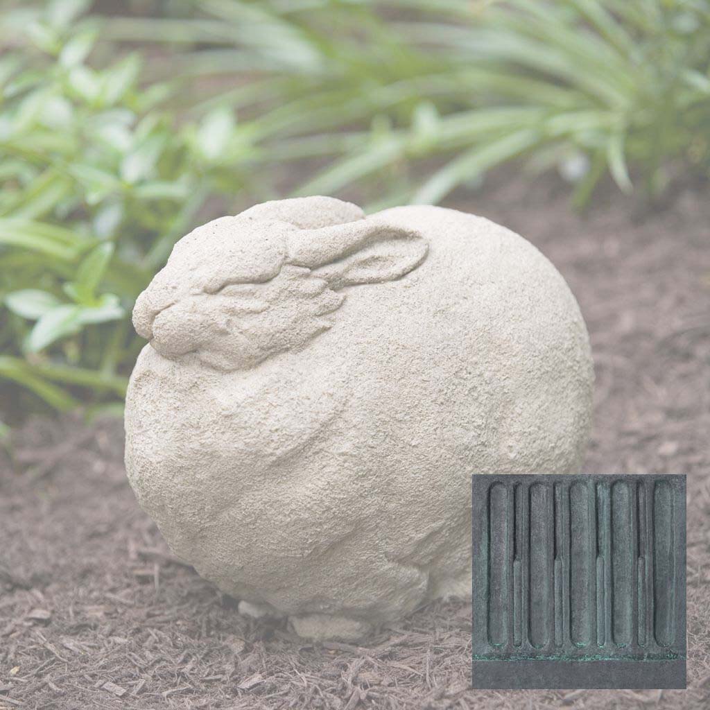 Campania Fat Rabbit Garden Statue - A-364