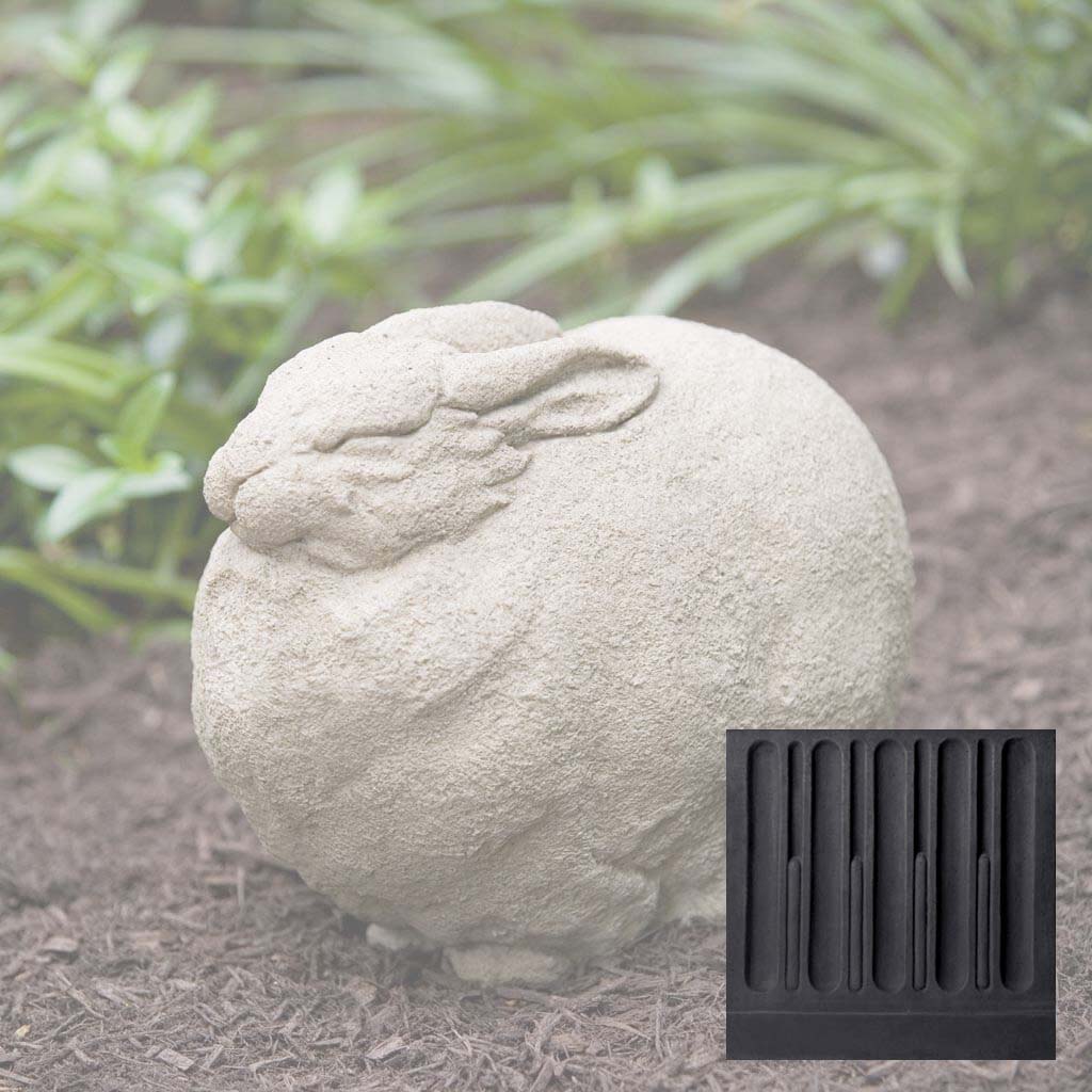 Campania Fat Rabbit Garden Statue - A-364