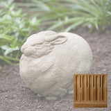 Campania Fat Rabbit Garden Statue - A-364