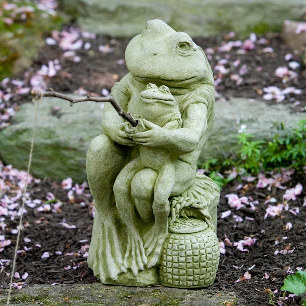 Campania Gone Fishin' Garden Statue - A-368