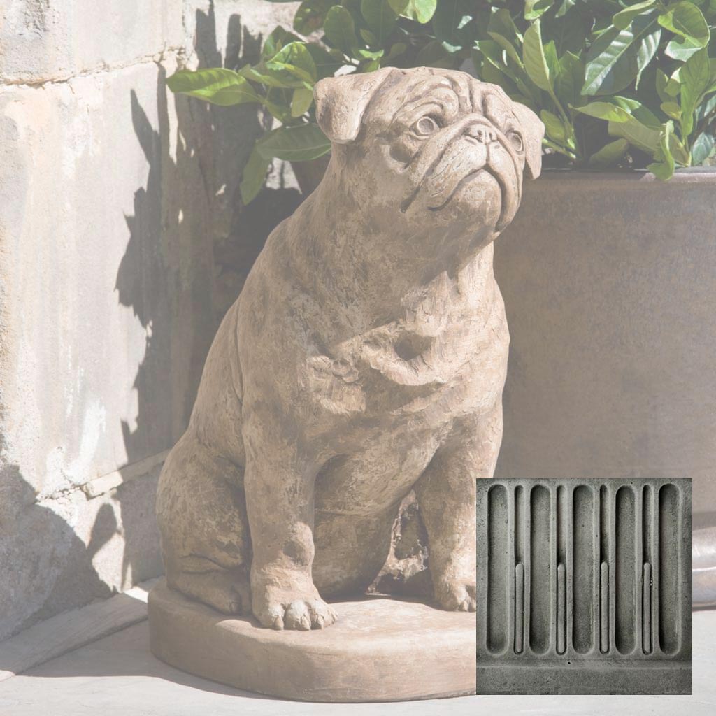 Campania Mugsy Garden Statue - A-374