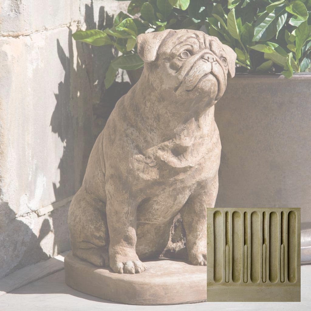 Campania Mugsy Garden Statue - A-374
