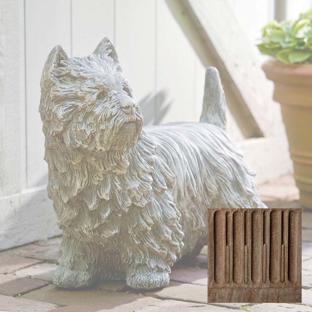 Campania Westie Garden Statue - A-380