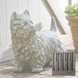 Campania Westie Garden Statue - A-380