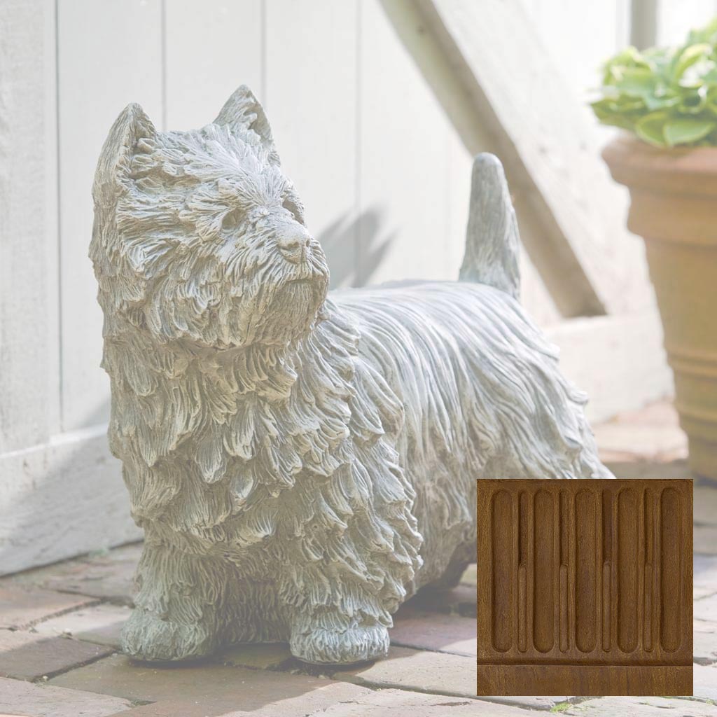 Campania Westie Garden Statue - A-380